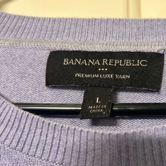 Banana Republic Premium Yarn Sweater in purple (size large) - Picture 2 of 5